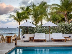 The Dioriviera pop-up at the Cheval Blanc hotel in St. Barths.