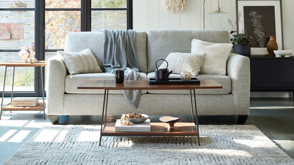 Gap Home Furniture will offer more than 150 pieces for the living room and bedroom.