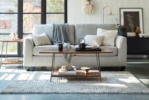 Gap Home Furniture will offer more than 150 pieces for the living room and bedroom.