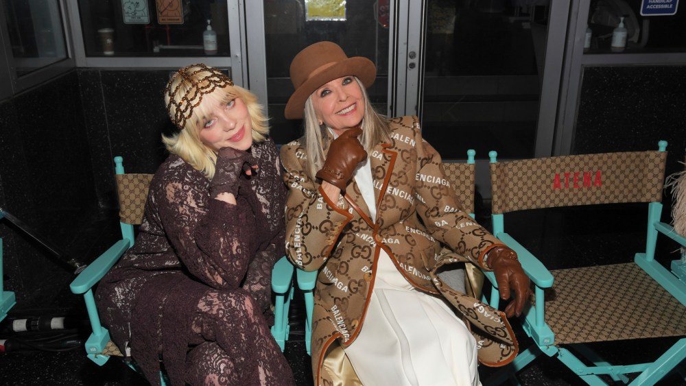 Billie Ellish and Diane Keaton