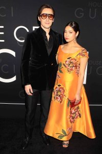 - NYC - New York - 11/16/21 -"House of Gucci" New York Premiere - Pictured: Reeve Carney with Guest - Photo By: Dave Allocca/StarPix - Location: New York