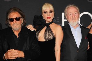 - NYC - New York - 11/16/21 -"House of Gucci" New York Premiere - Pictured: Al Pacino , Lady Gaga ,Sir Ridley Scott - Photo By: Dave Allocca/StarPix - Location: New York