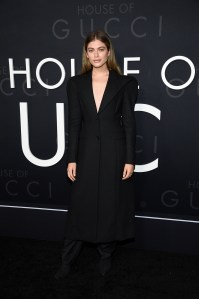Valentina Sampaio attends the premiere of "House of Gucci" at Rose Theater at Jazz at Lincoln Center on Tuesday, Nov. 16, 2021, in New York. (Photo by Evan Agostini/Invision/AP)