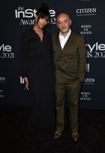 Christian Louboutin arrives at the 2021 InStyle Awards at The Getty Center on Monday, Nov. 15, 2021 in Los Angeles. (Photo by Jordan Strauss/Invision/AP)