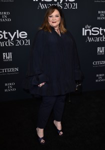 Melissa McCarthy arrives at the InStyle Awards at The Getty Center on Monday, Nov. 15, 2021, in Los Angeles. (Photo by Jordan Strauss/Invision/AP)
