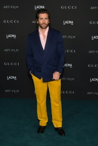 Jake Gyllenhaal at the LACMA Art + Film Gala at LACMA on November 6, 2021 in Los Angeles, California.