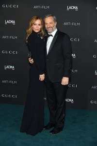 Leslie Mann and Judd Apatow