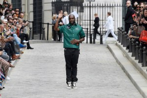Virgil Abloh at the Louis Vuitton Men's Spring 2020 Show