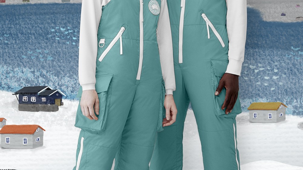 Looks from Canada Goose's The Icons Northern Lights capsule.