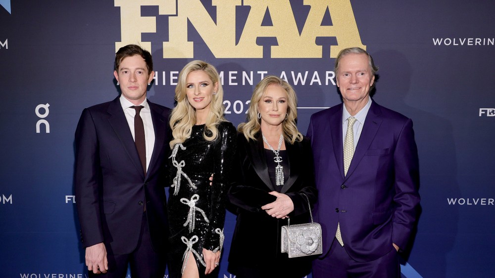 James Rothschild, Nicky Hilton Rothschild, Kathy Hilton, and Rick Hilton