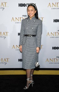 Cathy Ang attends the premiere of HBO's "And Just Like That" at the Museum of Modern Art on Wednesday, Dec. 8, 2021, in New York. (Photo by Evan Agostini/Invision/AP)