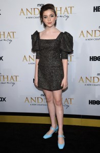 Alexa Swinton attends the premiere of HBO's "And Just Like That" at the Museum of Modern Art on Wednesday, Dec. 8, 2021, in New York. (Photo by Evan Agostini/Invision/AP)
