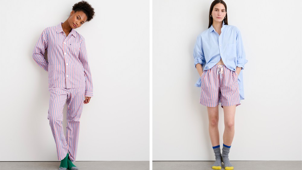 Looks from Air Mail x Alex Mill.