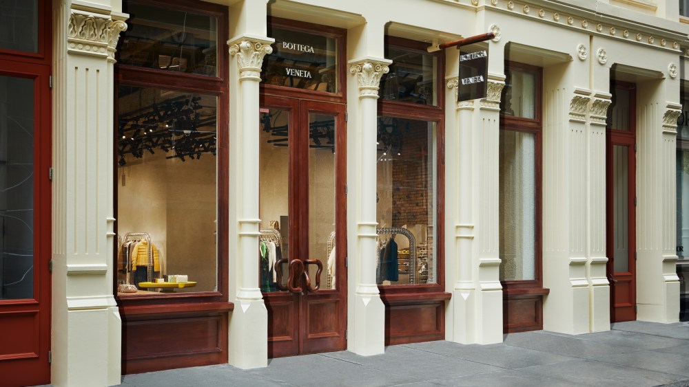Outside Bottega Veneta's new SoHo location.