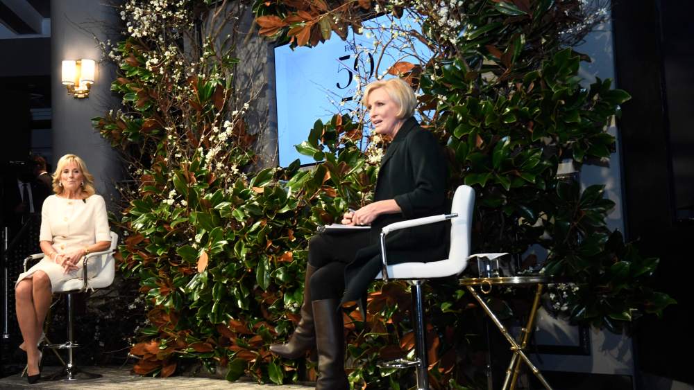 First Lady Dr. Jill Biden Helps Forbes Celebrate Its 50 Over 50 List