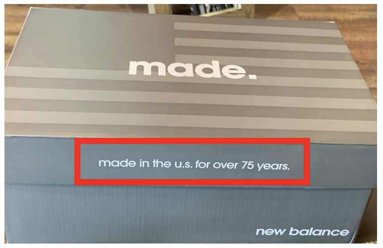 New Balance is facing a class-action lawsuit over its Made in USA claims