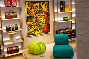 The Louis Vuitton Objets Nomades collection at the Miami Store.