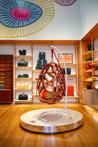 The Louis Vuitton Objets Nomades collection at the Miami Store.