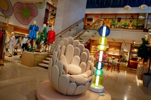 The Louis Vuitton Objets Nomades collection at the Miami Store.