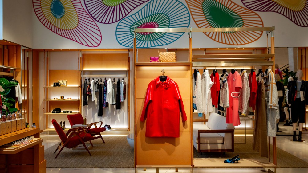 The Louis Vuitton Objets Nomades collection at the Miami store.