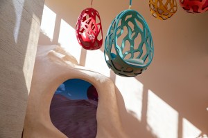 The Louis Vuitton Objets Nomades collection at the Miami Store.