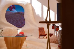 The Louis Vuitton Objets Nomades collection at the Miami Store.