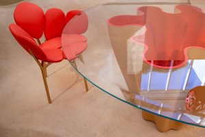 The Louis Vuitton Objets Nomades collection at the Miami Store.