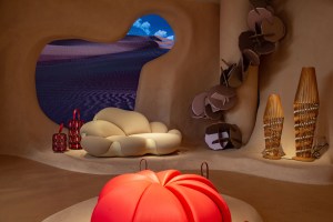 The Louis Vuitton Objets Nomades collection at the Miami Store.