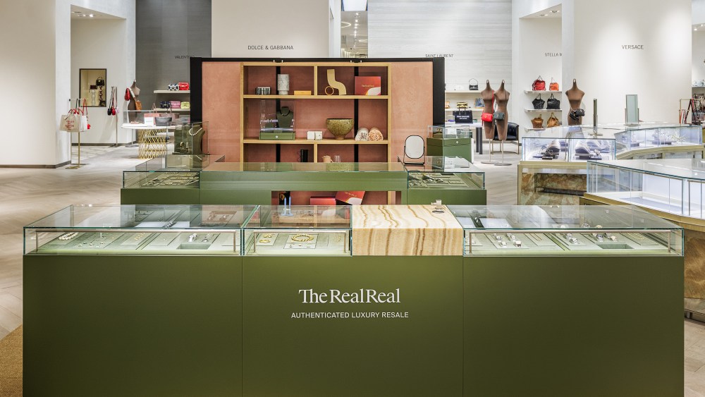 Saks X The RealReal pop-up at Saks Brickell.