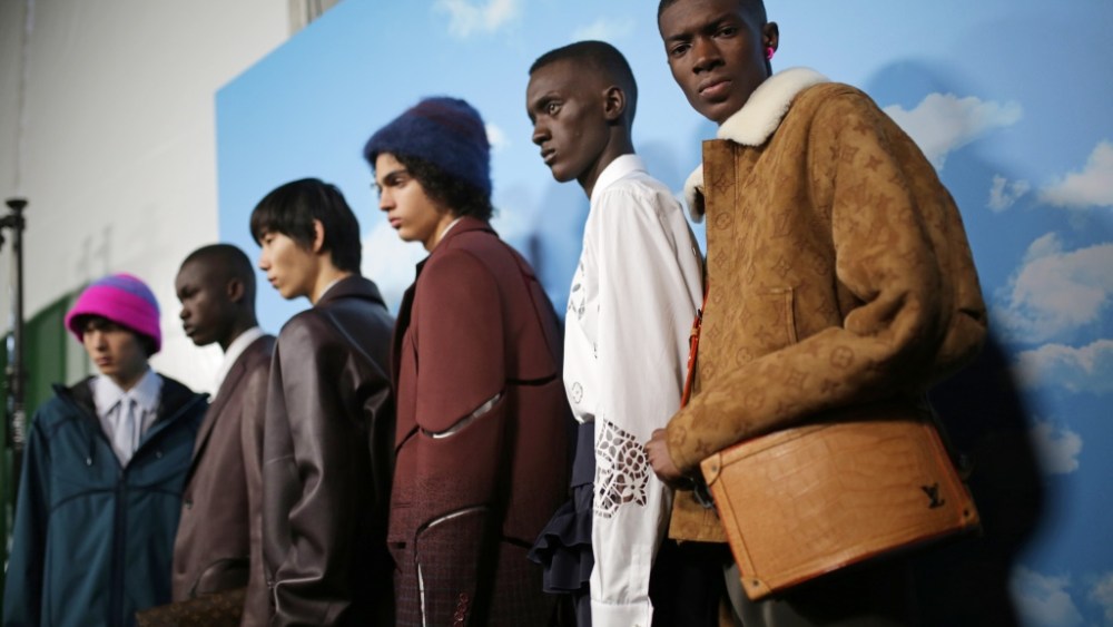 ackstage at Louis Vuitton Men’s Fall 2020