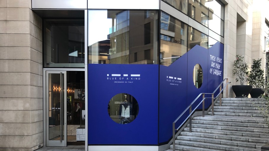 Upcycled denim brand Blue Of A Kind recently opened its first store in Milan’s Porta Nuova shopping district.