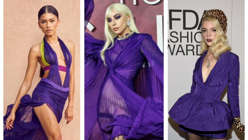Celebrities Wearing Pantone's Color of 2022: Zendaya, Anya Taylor-Joy, Lady Gaga