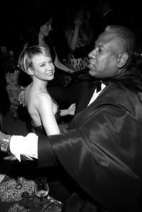 Renee Zellweger and Andre Leon Talley at the MET Gala in 2007