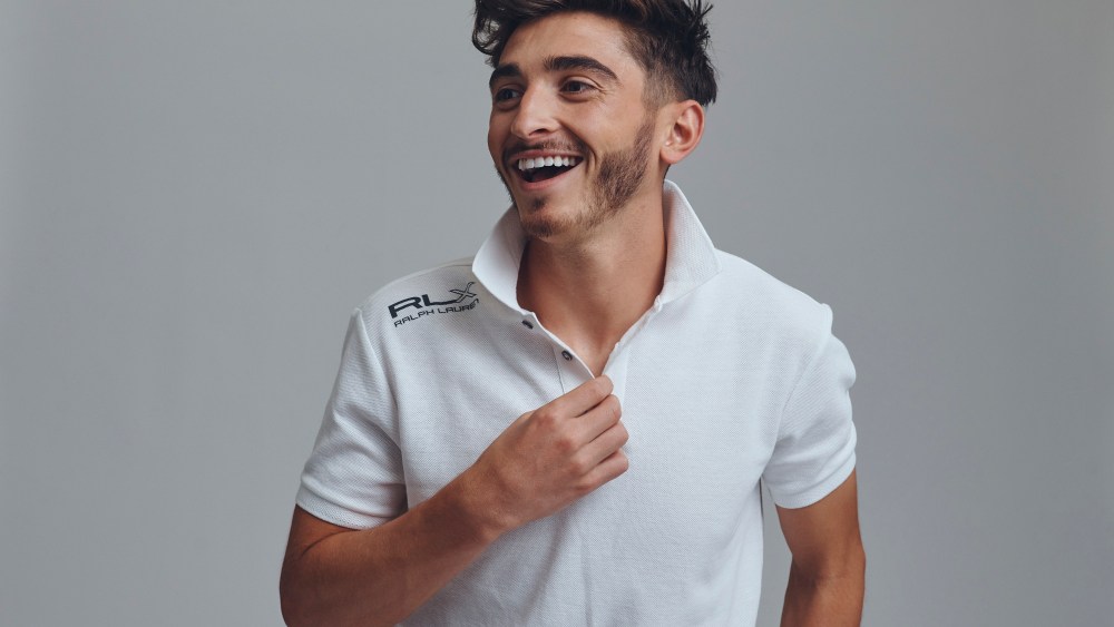 Josh Cavallo in the Clarus Polo Shirt from Ralph Lauren.