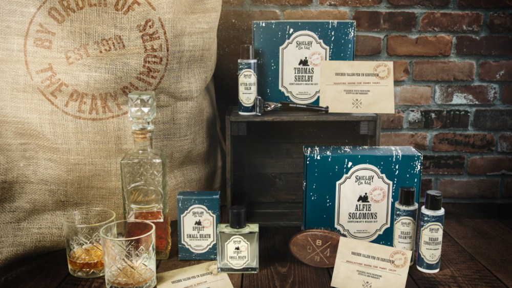 The Barberino's capsule collection dedicated to Peaky Blinders.