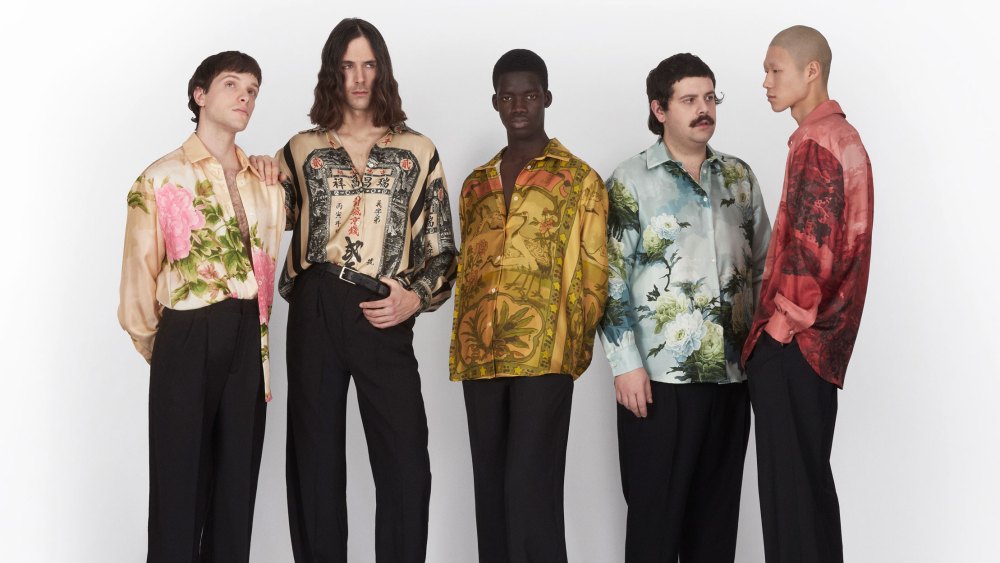 The Act N.1 men's fall 2022 silk shirts capsule.