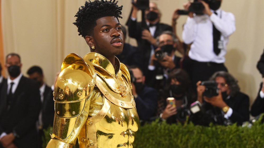 Lil Nas X attends The Metropolitan Museum of Art's Costume Institute benefit gala celebrating the opening of the "In America: A Lexicon of Fashion" exhibition on Monday, Sept. 13, 2021, in New York. (Photo by Evan Agostini/Invision/AP)