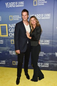 Tom Brady and Gisele Bundchen attend the premiere of National Geographic Channel's, "Years of Living Dangerously", at the American Museum of Natural History on Wednesday, Sept. 21, 2016, in New York. (Photo by Evan Agostini/Invision/AP)