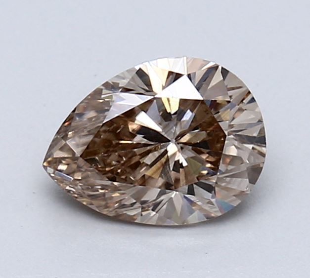 A 1.11 carat yellowish-brown diamond of VS2 clarity - sold by Blue Nile for $1,998.