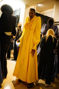 Backstage at Viktor and Rolf Couture Spring 2022