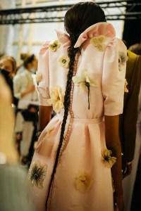 Backstage at Viktor and Rolf Couture Spring 2022