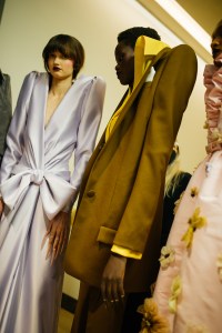 Backstage at Viktor and Rolf Couture Spring 2022