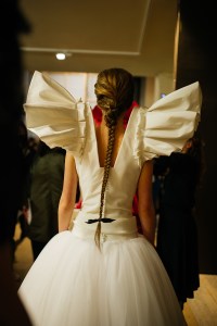 Backstage at Viktor and Rolf Couture Spring 2022