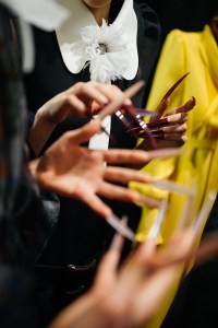 Backstage at Viktor and Rolf Couture Spring 2022