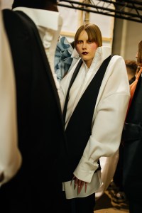 Backstage at Viktor and Rolf Couture Spring 2022