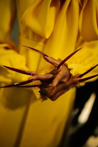 Backstage at Viktor and Rolf Couture Spring 2022