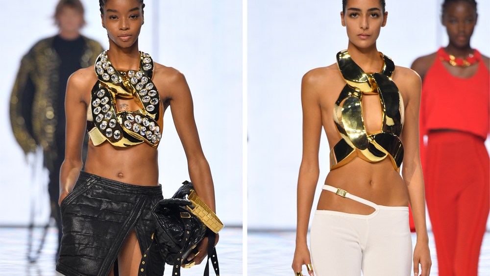 Balmain chain tops spring 2022