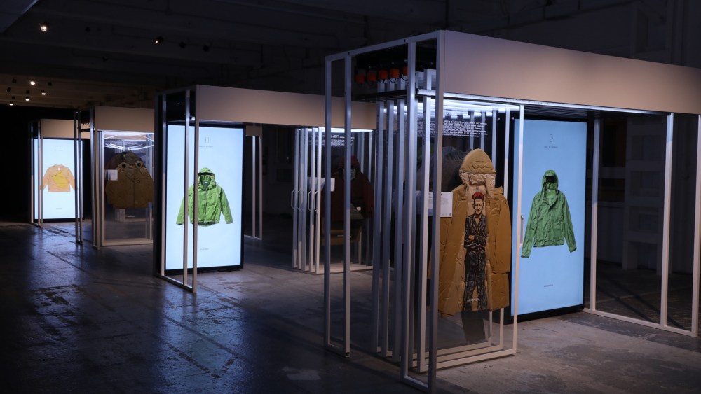 C.P. Company's 50th anniversary exhibition.