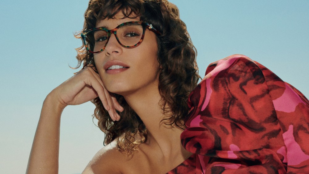 Carolina Herrera's spring 2022 eyewear campaign.