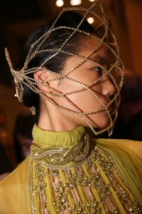 Backstage at Elie Saab Couture Spring 2022